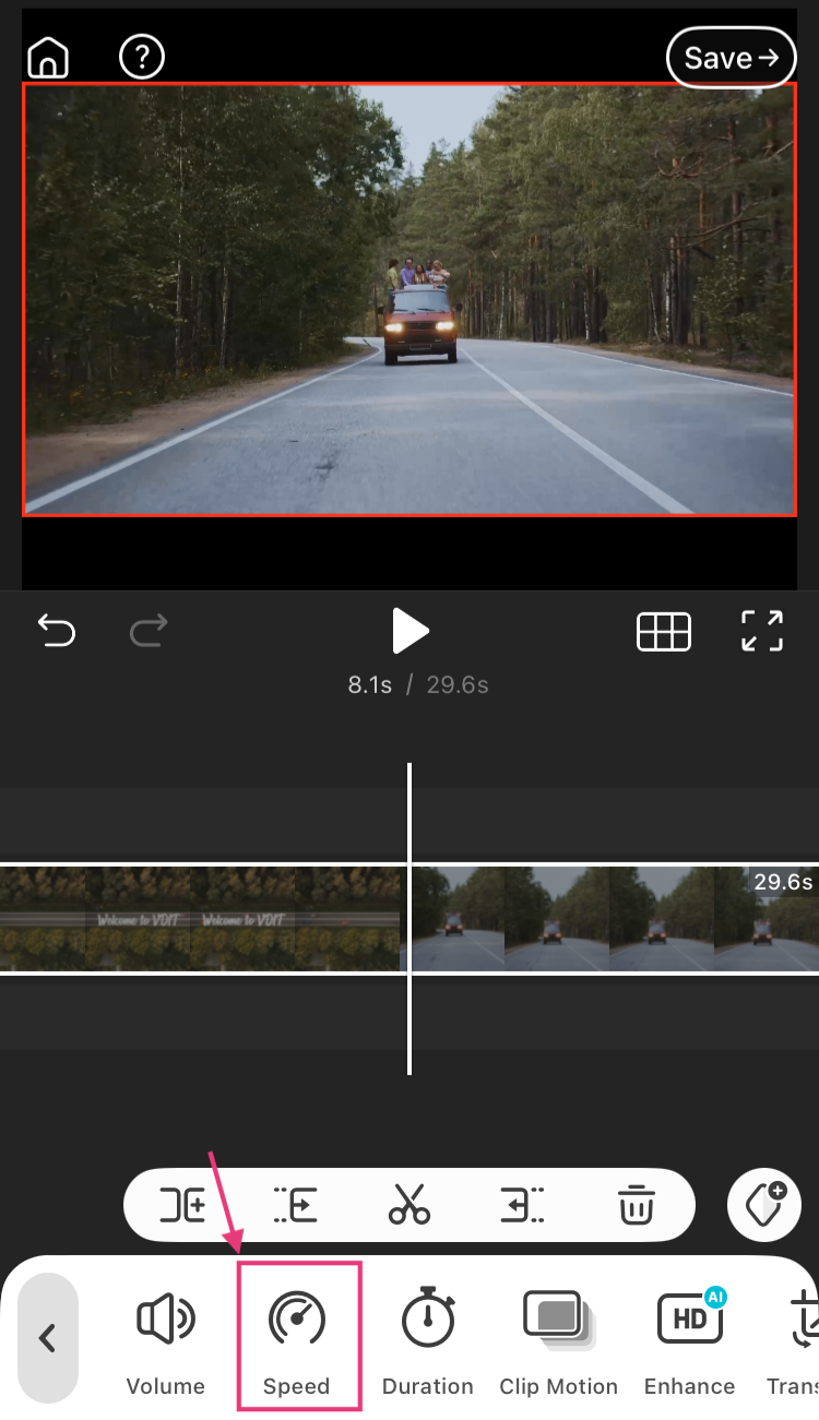 How to Adjust Speed – VDIT - Video-Editor